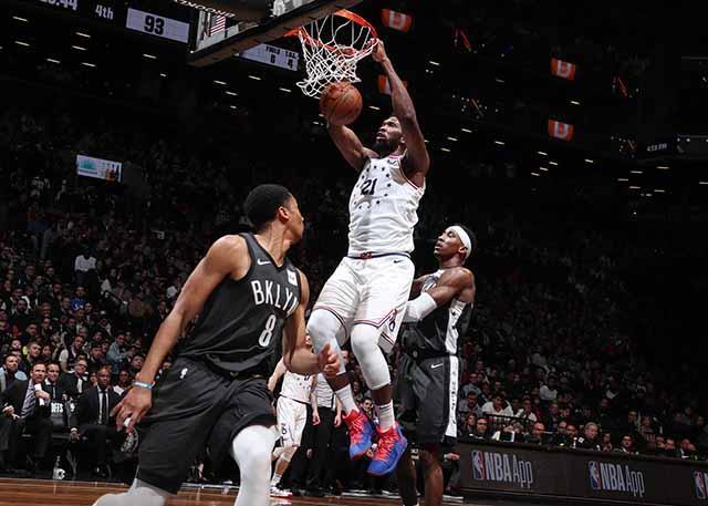 篮网血洗土耳其男篮，恩比德完成帽子戏法